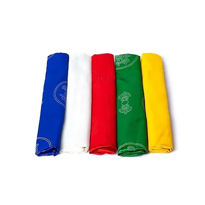 Tibetaanse Katha's SET 5 kleuren