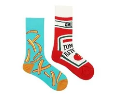 Sokken friet en ketchup