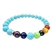 Chakra armband Turkoois