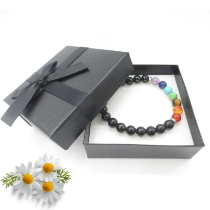 Chakra armband onyx