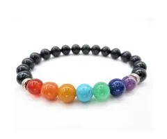Chakra armband onyx