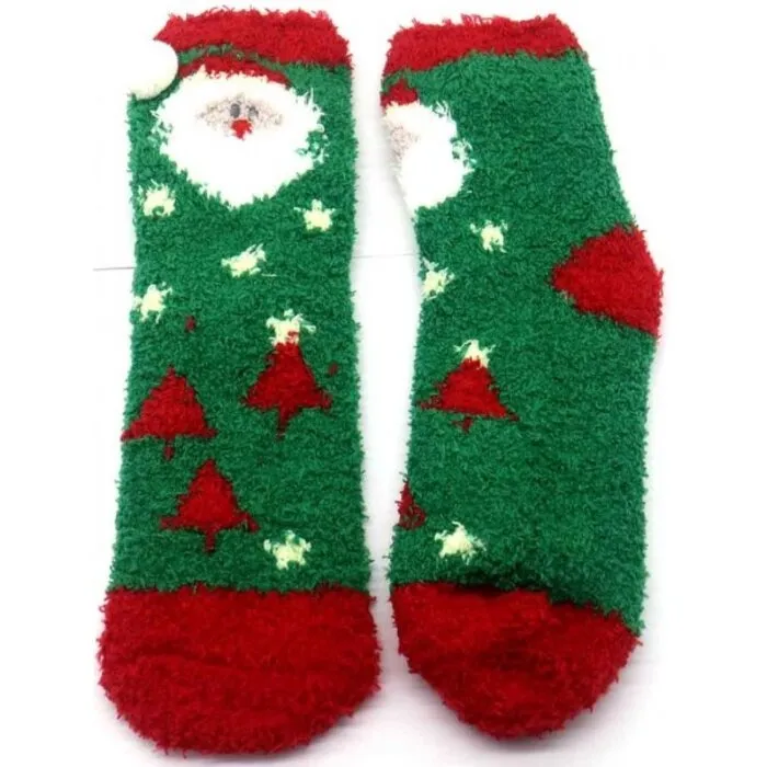 Fluffy Sokken Kerstman