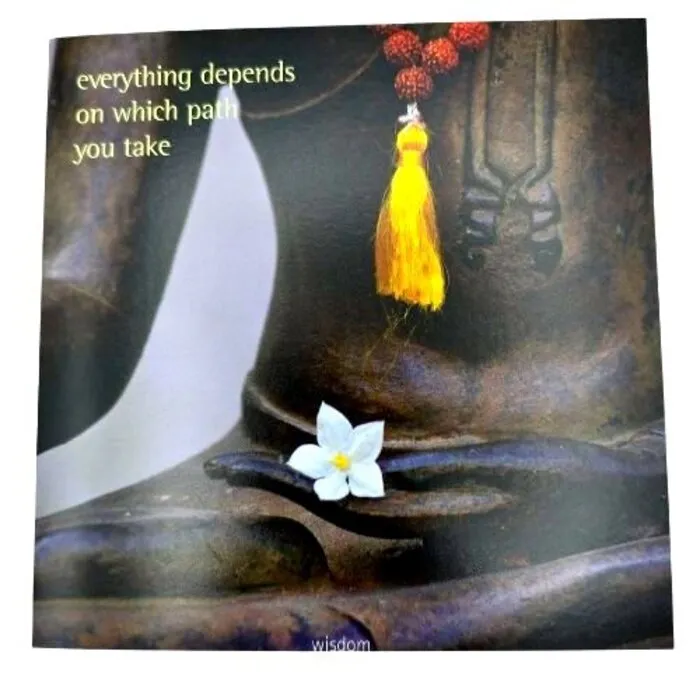 Wenskaart - Everything depends on...