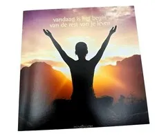 Wenskaart - Vandaag is het begin...
