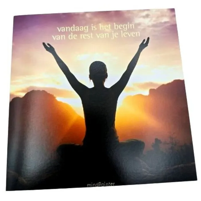 Wenskaart - Vandaag is het begin...
