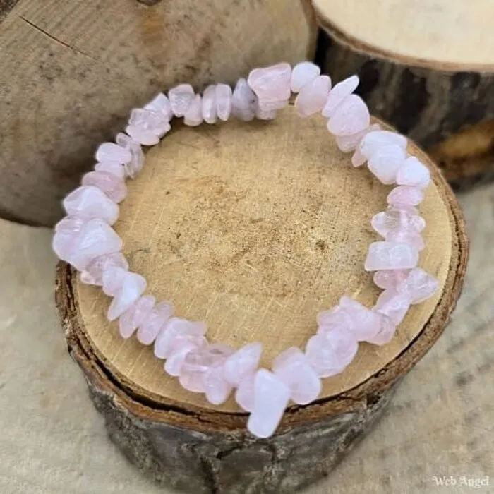 Splitarmband rozekwarts