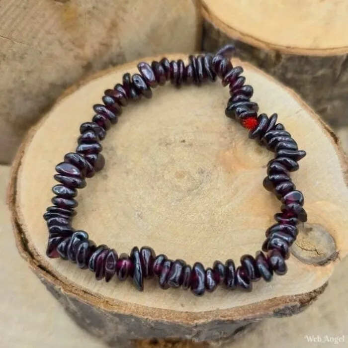 Splitarmband granaat