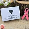 Wensdoosje met Pink Ribbon Pin