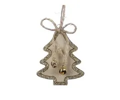 Hanger houten kerstboom 3 stuks