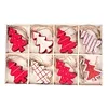 Kerstboom hangertjes 8 stuks