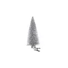 Clip kerstboom zilver groot 6 stuks