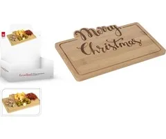 Serveerplank hout Merry Christmas