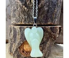 Engel jade met ketting
