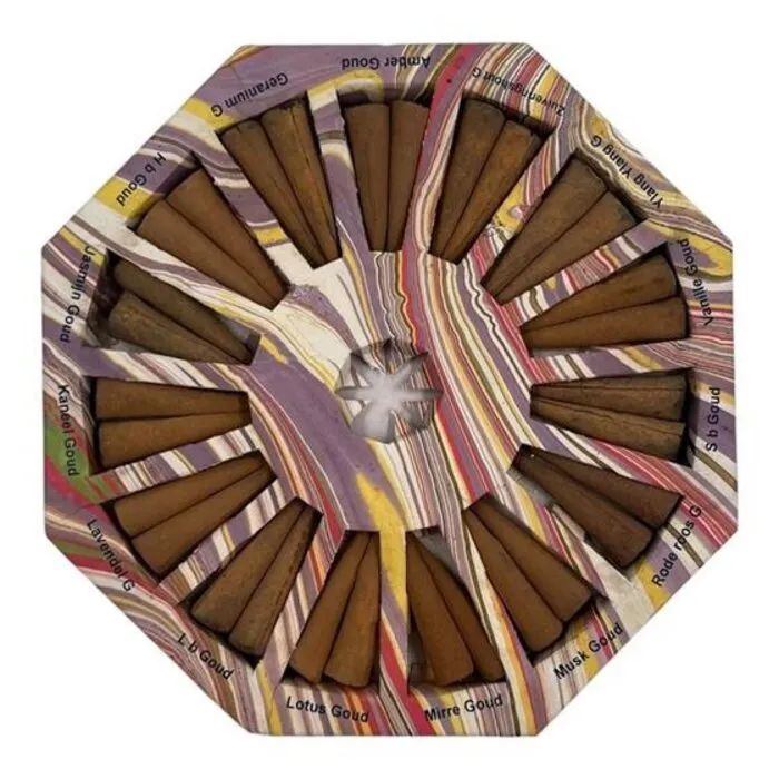 Moeders geuren Goud cirkel 15×2 kegeltjes