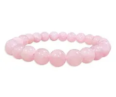 Armband rozenkwarts 8 mm