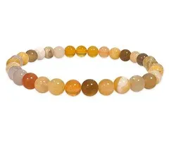 Armband agaat mix 6 mm
