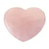 Gua sha massage hart Rozenkwarts 6 cm