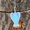 Engel opaliet met ketting