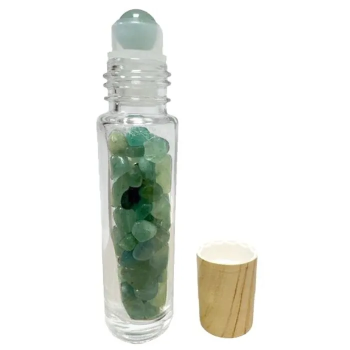 Edelsteen rollerflesje Aventurijn groen