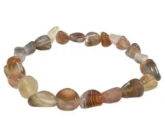 Armband met getrommelde Agaat