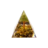 Piramide orgoniet peridoot - Tijgeroog met boom