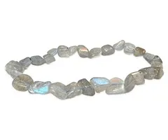 Armband met getrommelde Labradoriet