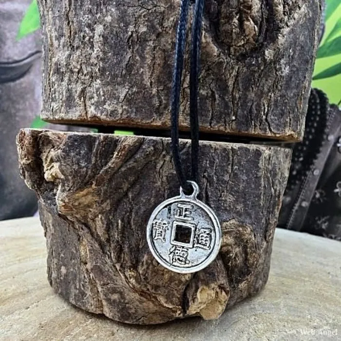 Geluksmunt hangertje met koord