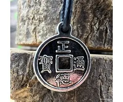 Geluksmunt hangertje met koord