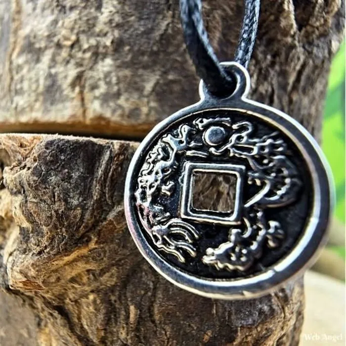 Geluksmunt hangertje met koord