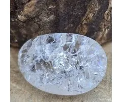 Bergkristal getrommeld Cracked