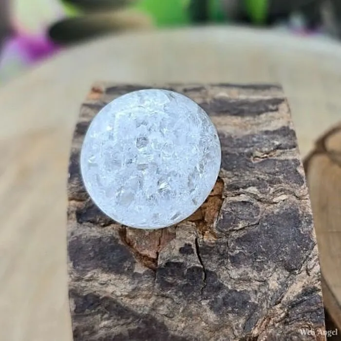 Bergkristal getrommeld Cracked