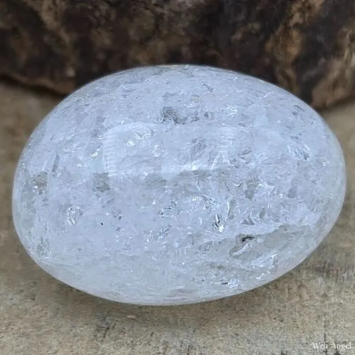 Bergkristal getrommeld Cracked