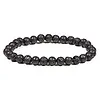 Armband lavasteen elastisch 6 mm