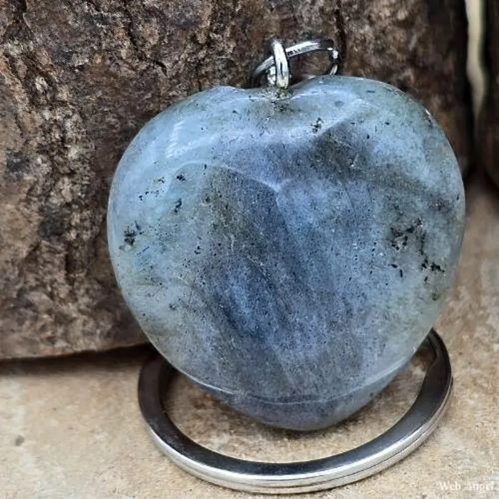 Sleutelhanger Labradoriet hart