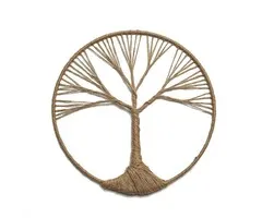 Tree of Life – Jute Wanddecoratie