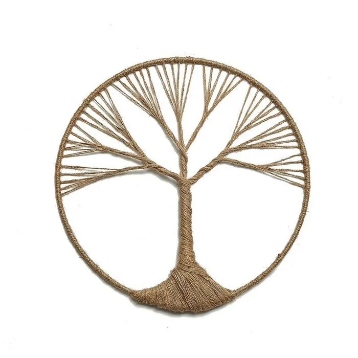 Tree of Life – 40 cm Jute Wanddecoratie