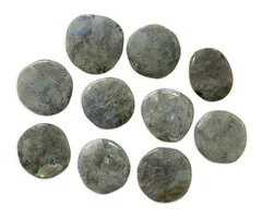 Platte steen labradoriet A kwaliteit