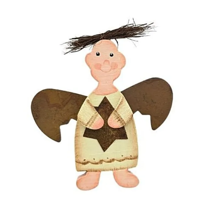 Engeltje Hout 12 cm