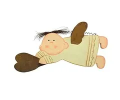 Beschermengel Groot Hout – 38 x 18 cm