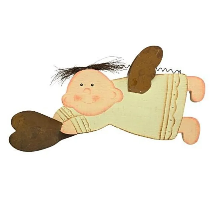 Beschermengel Groot Hout – 38 x 18 cm