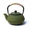 Tetsubin gietijzeren 0,6 liter theepot groen (zonder coating)