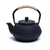 Tetsukyusu geëmailleerde 0,6 liter theepot zwart