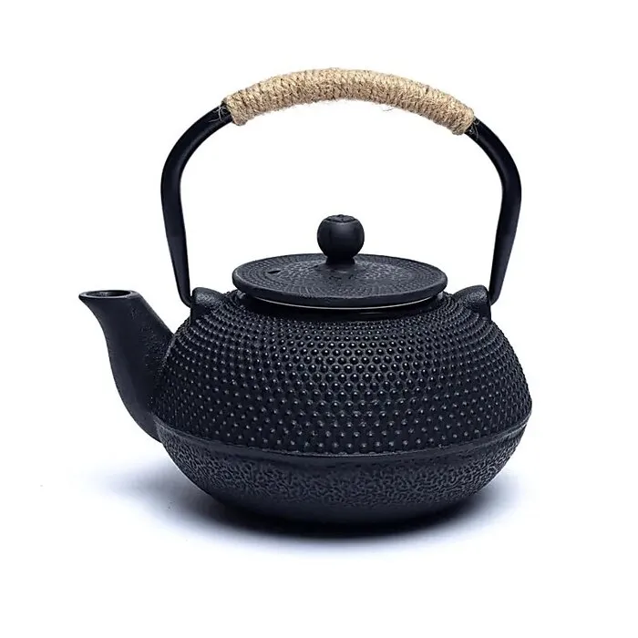 Tetsukyusu geëmailleerde 0,6 liter theepot zwart
