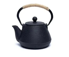 Tetsukyusu geëmailleerde 1,0 liter theepot zwart