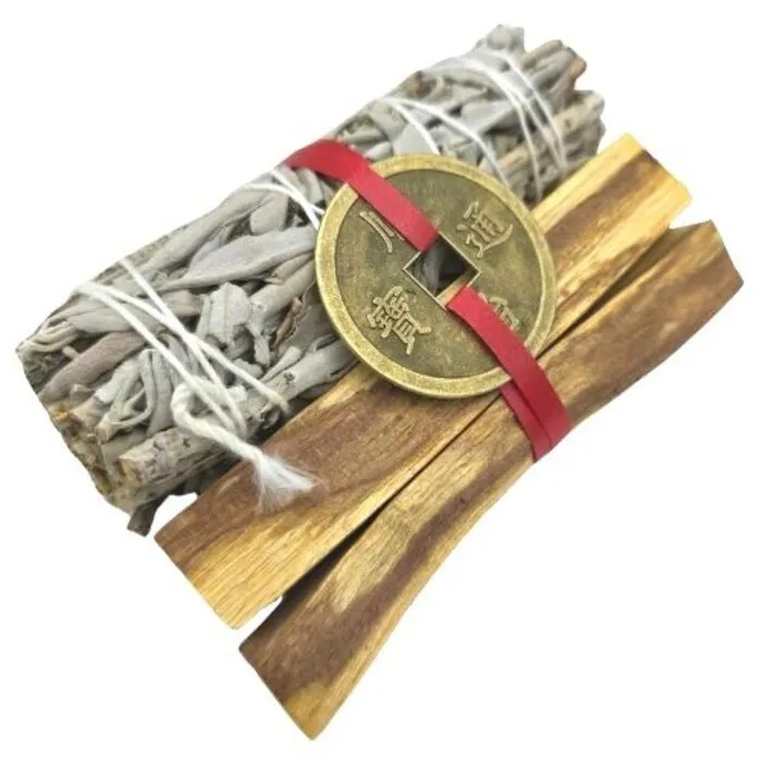 Smudge Stick met Heilig Hout en Geluksmunt