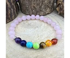 Chakra armband Rozekwarts