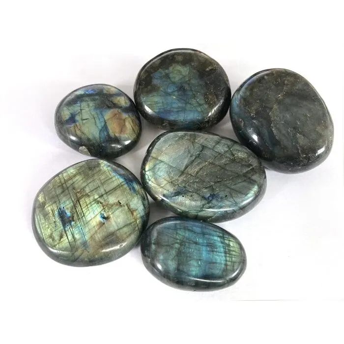 Labradoriet ovaal 90 a 100 gram