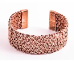 Gevlochten koperen armband Nieuwe stijl