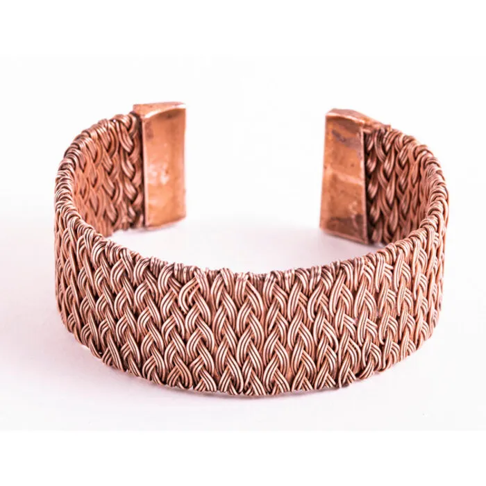 Gevlochten koperen armband Nieuwe stijl