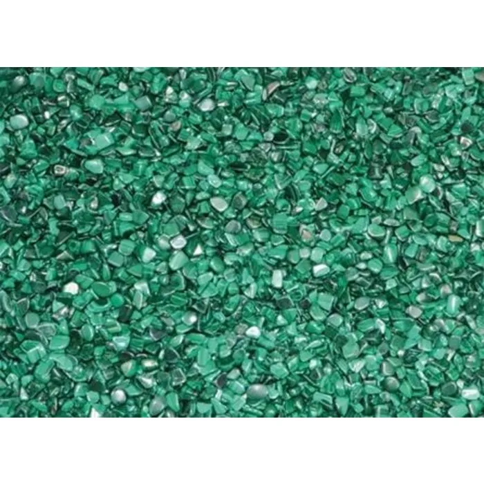 Malachiet Mini Steentjes - 50 Gram (8-10 mm)  Voor Bescherming, Decoratie en Creatieve Projecten